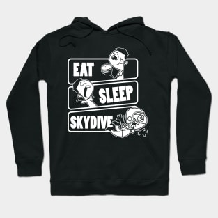 Eat Sleep Skydive - Base Jumping, Skydiving Extreme Sport design Hoodie